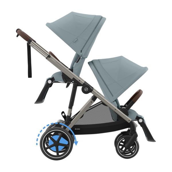 Cybex E-Gazelle S Duowagen - Taupe - Almond Beige / Beige