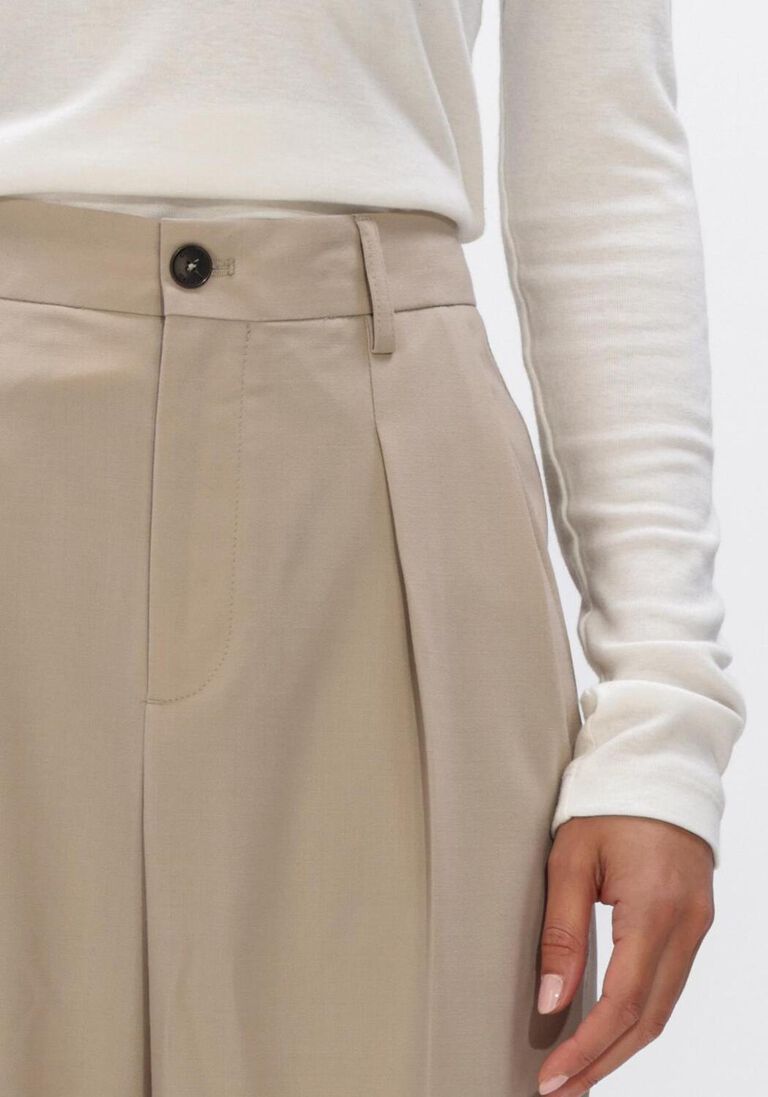 beige closed wijde broek ruthy