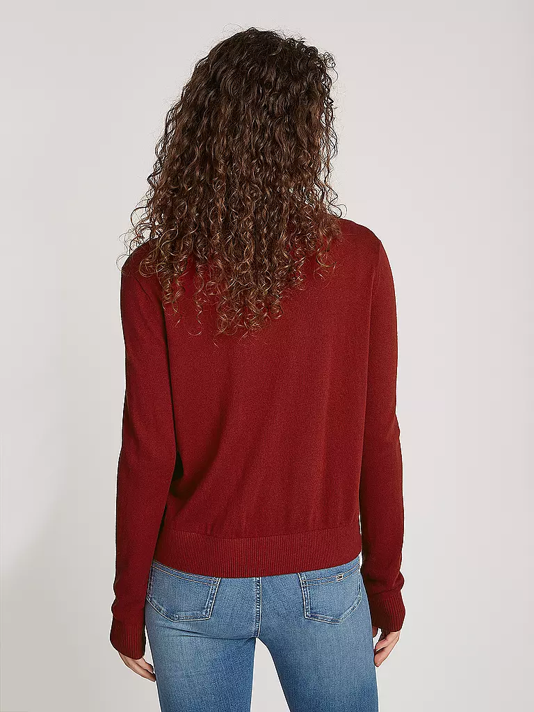 TOMMY JEANS Pullover rot