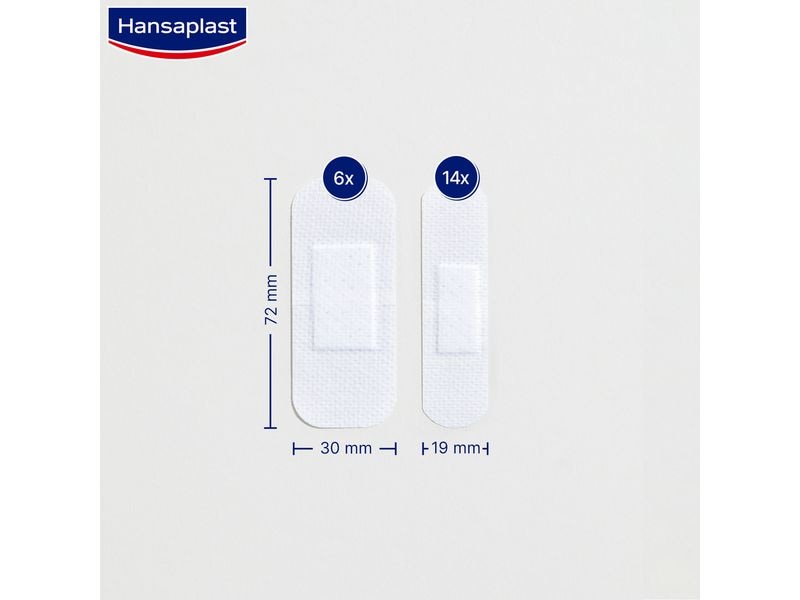 Hansaplast Wundpflaster Sensitive 20 Stück Pflaster für empfindliche Haut