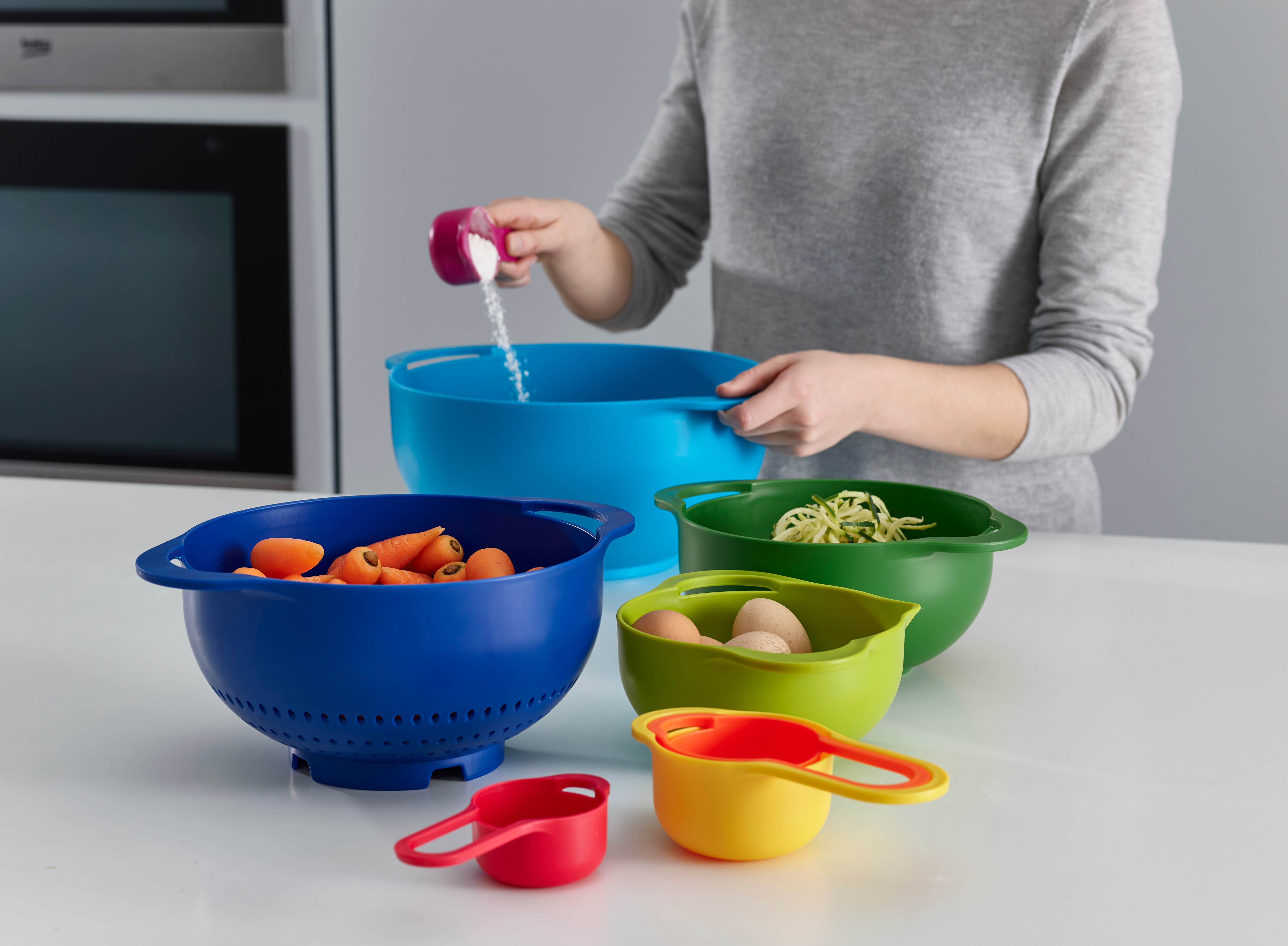 Joseph Joseph 8-teiliges Schalenzubereitungsset 