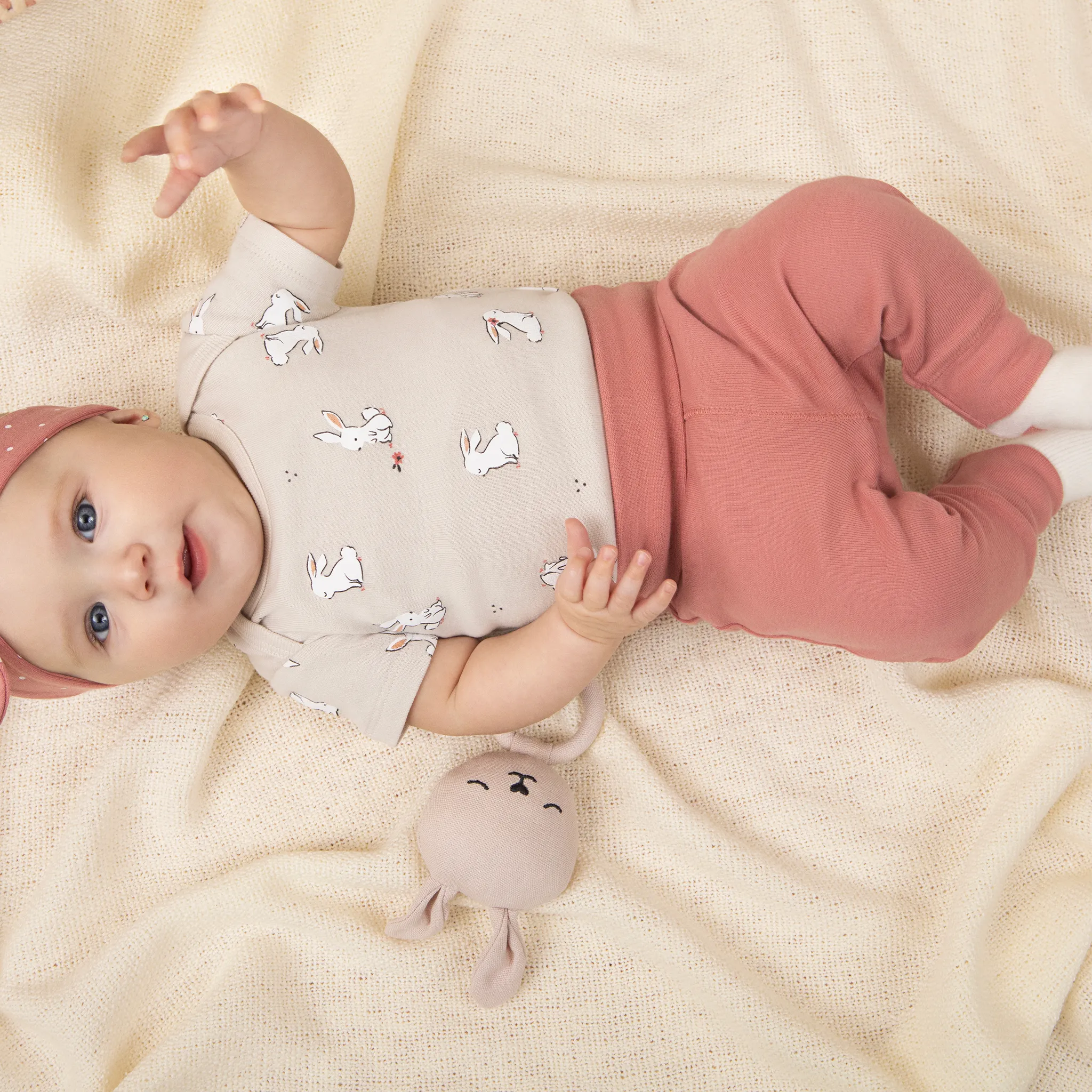 Petit Lem Ensemble de 2 Leggings Lapins 0-12mois