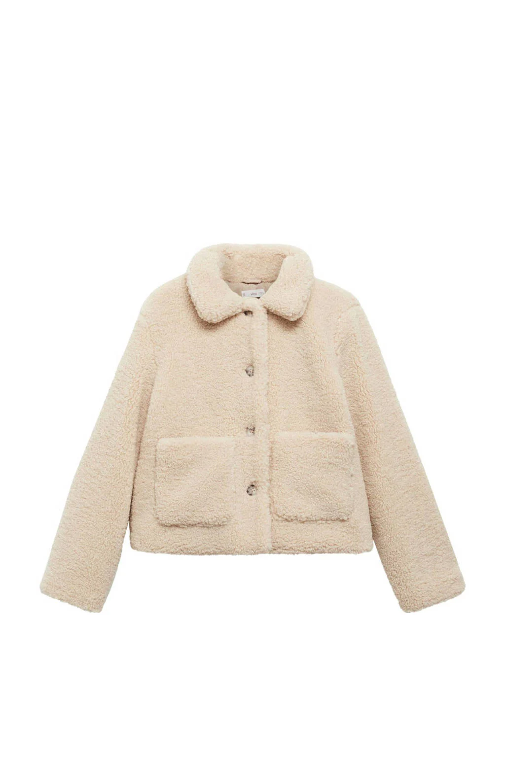 MANGO TEEN teddy jas beige