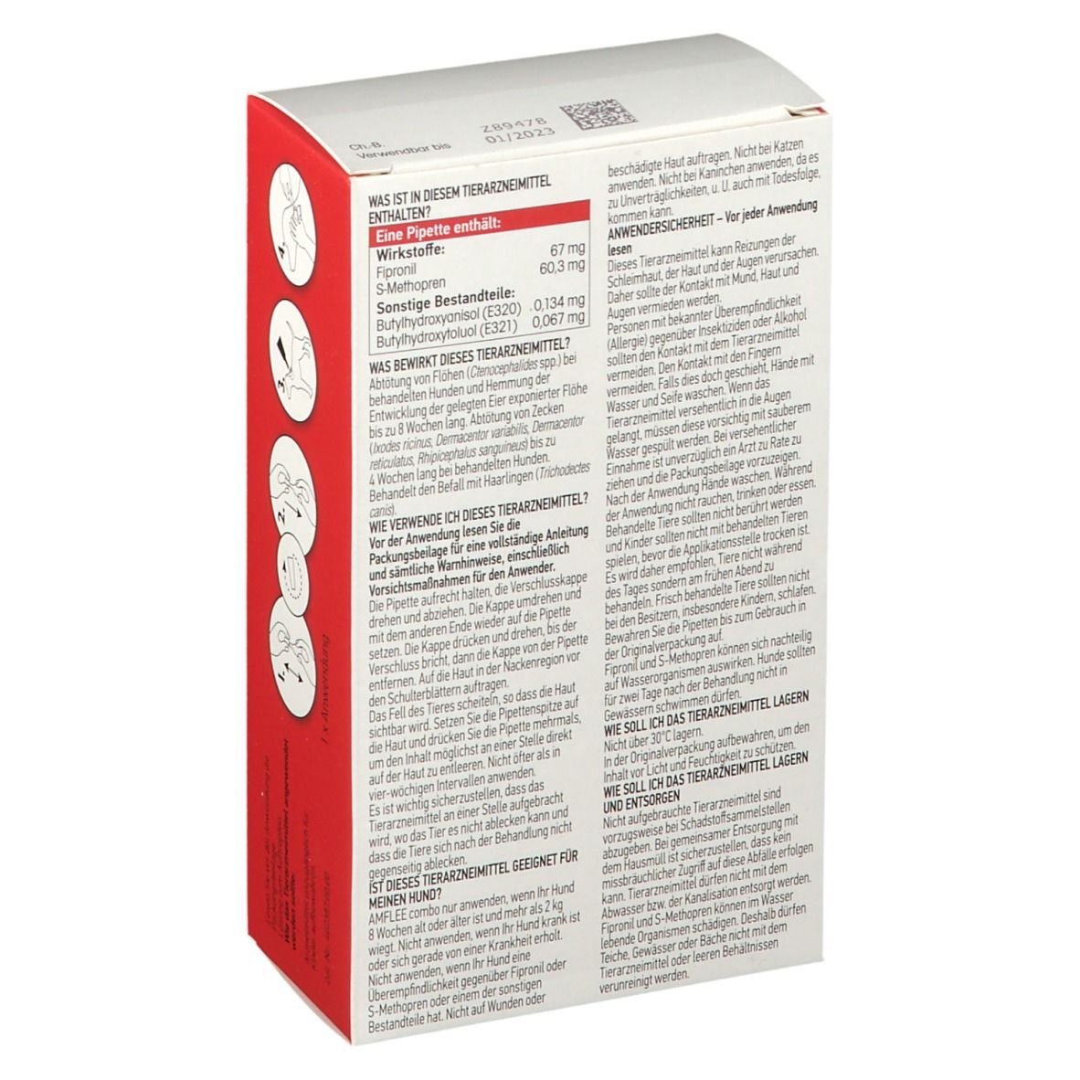 Amflee® combo 67 mg/60,3 mg für kleine Hunde