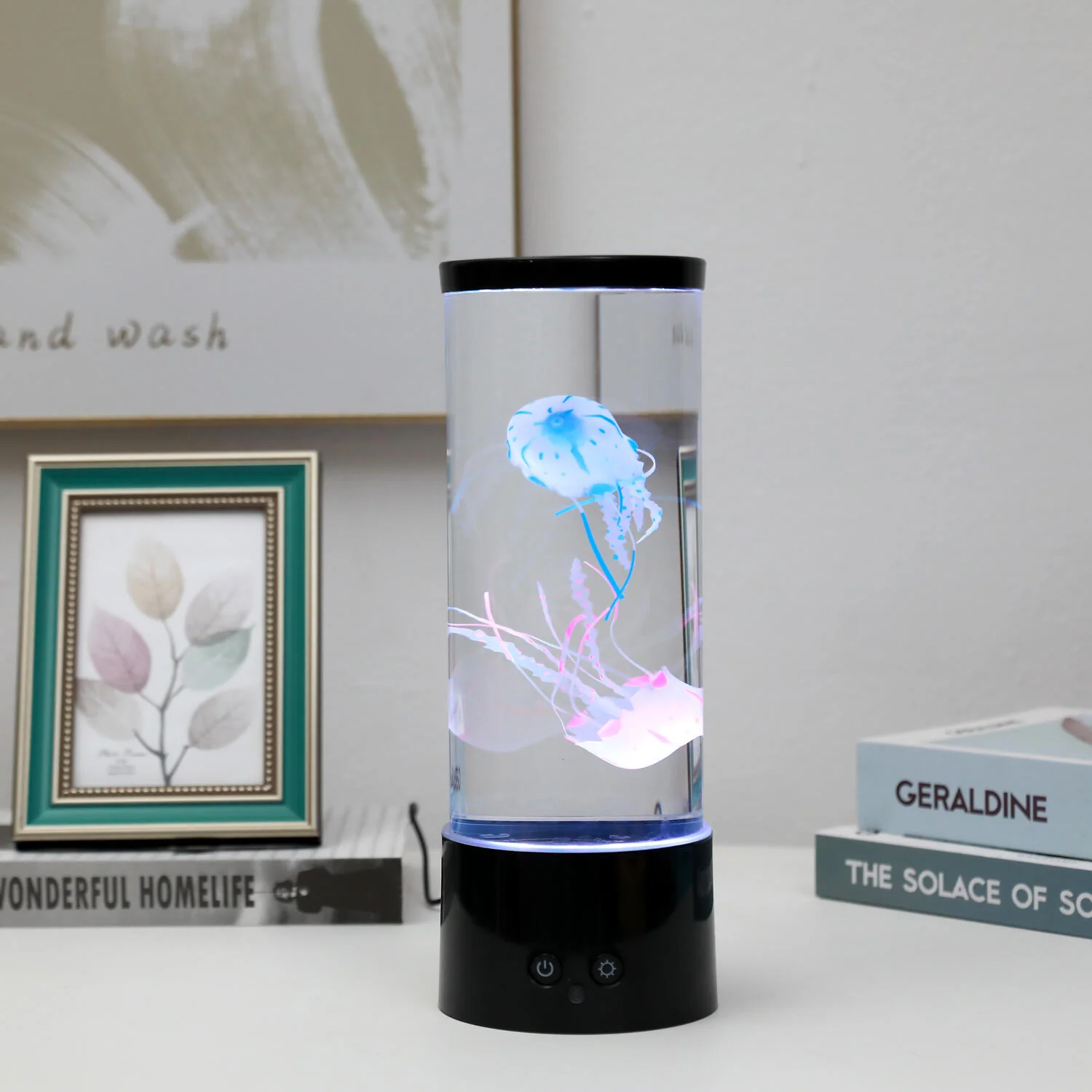 I-Total  Medusa lampe med remote control - multi