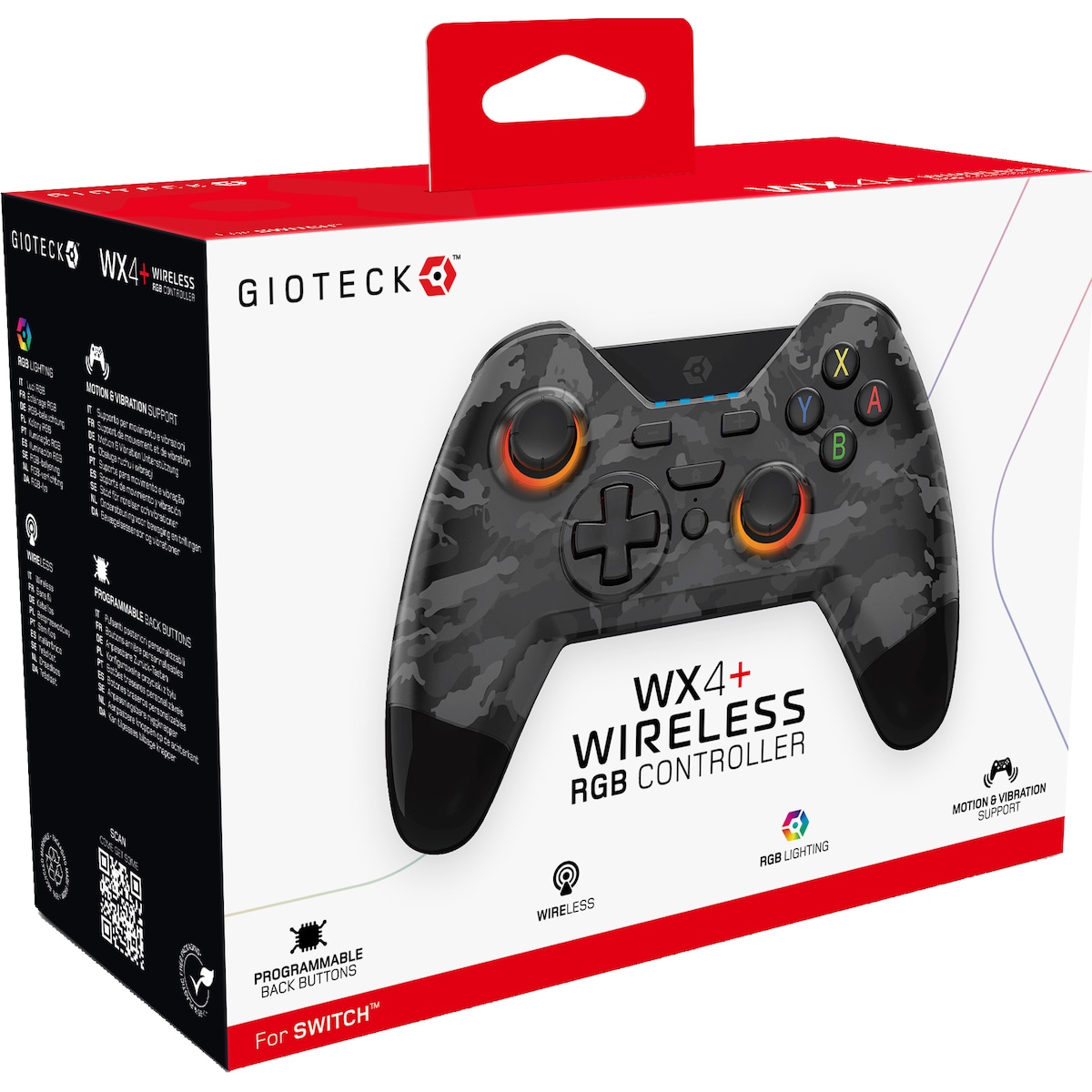 Gioteck VX-4 PlayStation 4 USB kablet kontroller (sort)
