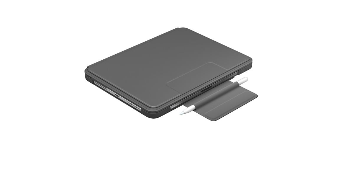 LogitechSlim Folio Pro for iPad Pro 11-inch (1st and 2nd gen) tablethoes  (Zwart, QWERTY - UK layout)