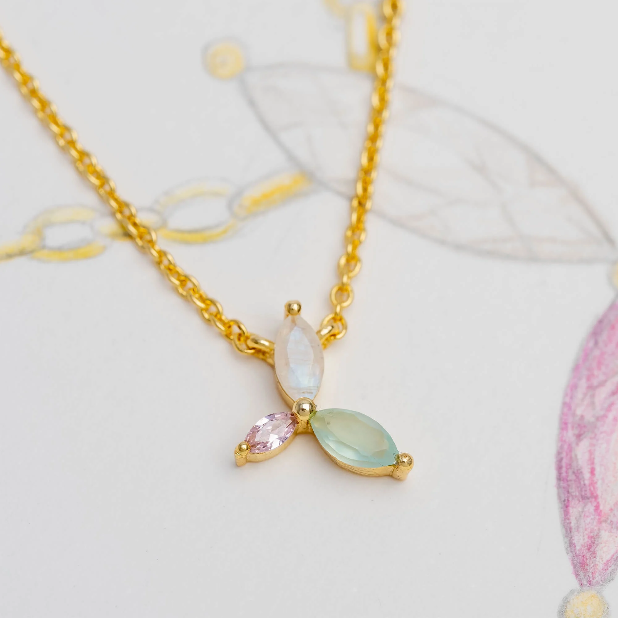 DENALI - Pendentif | Rose