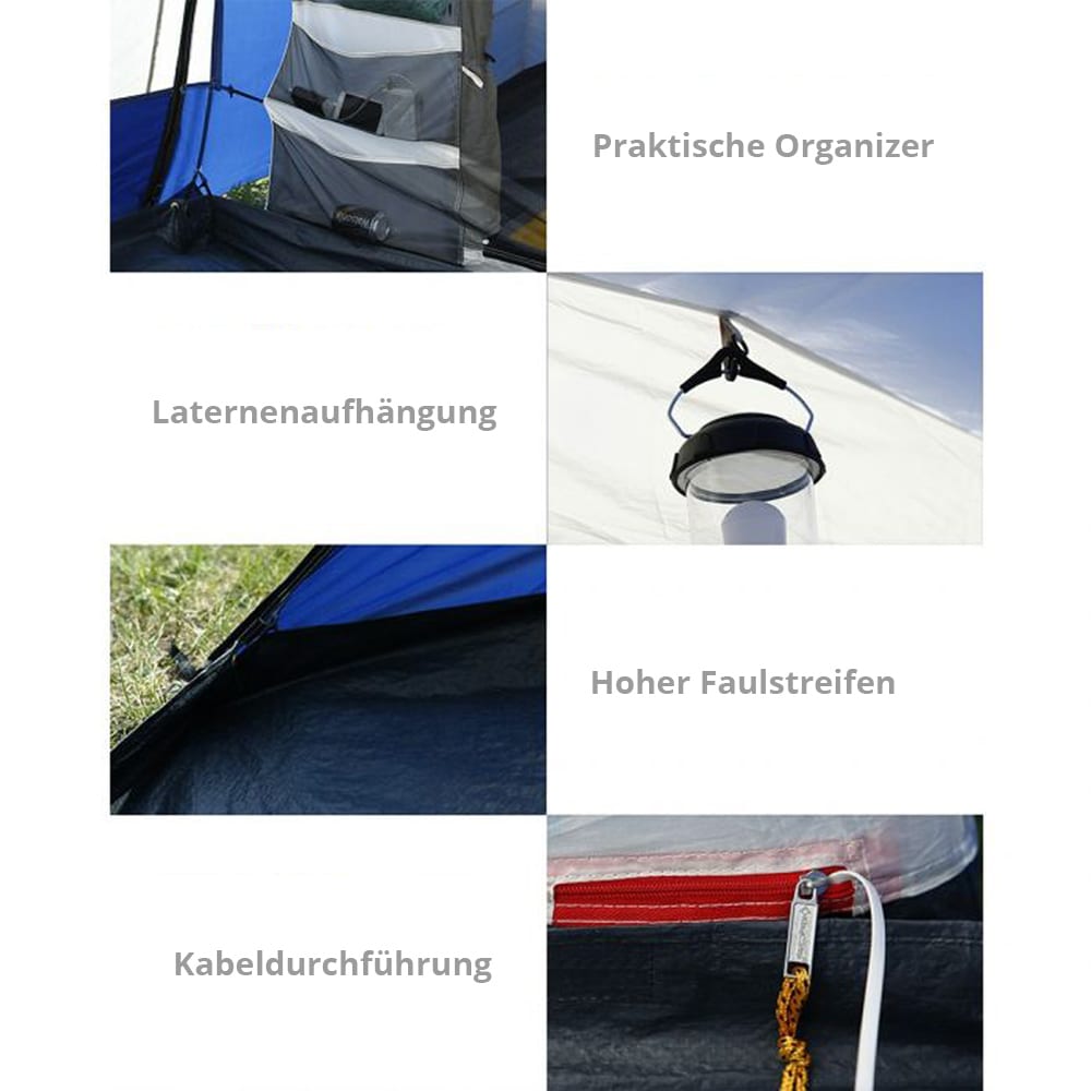 KINGCAMP Buszelt Meilfi Plus Heckzelt VW Bus Vor Zelt SUV Van Camping 3000 mm