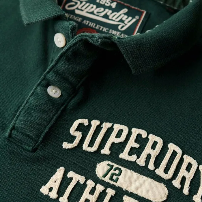 Superdry Vintage Athletic LS Polo Heren