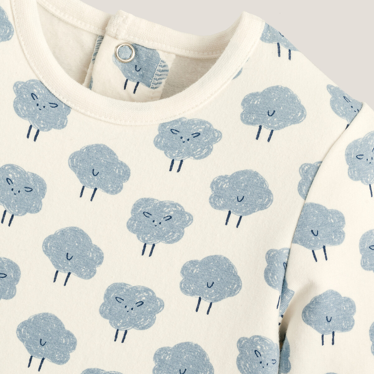 COLEÇÕES LA REDOUTE<br>Conjunto longo de fleece estampado