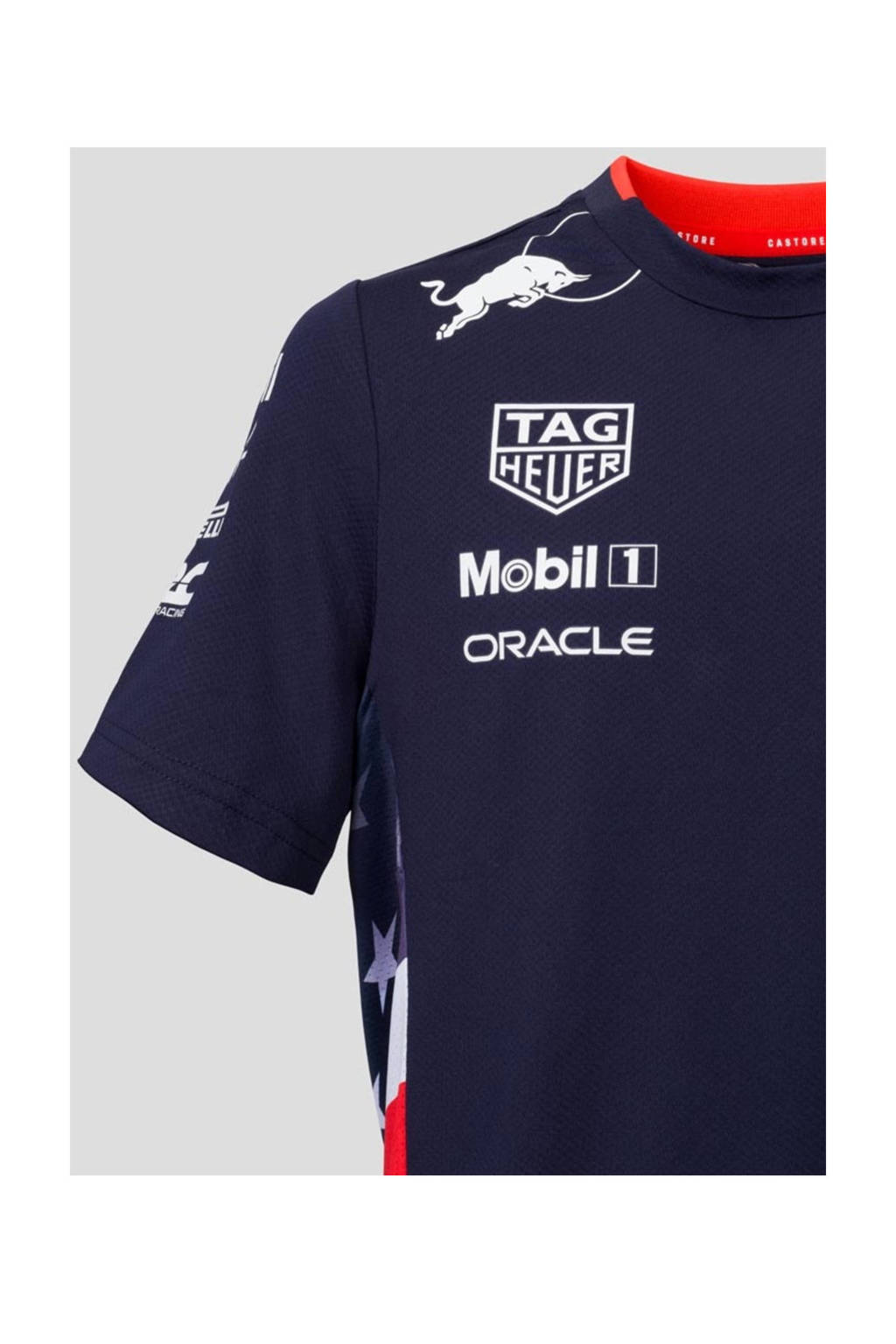 Castore Red Bull Racing replica T-shirt donkerblauw