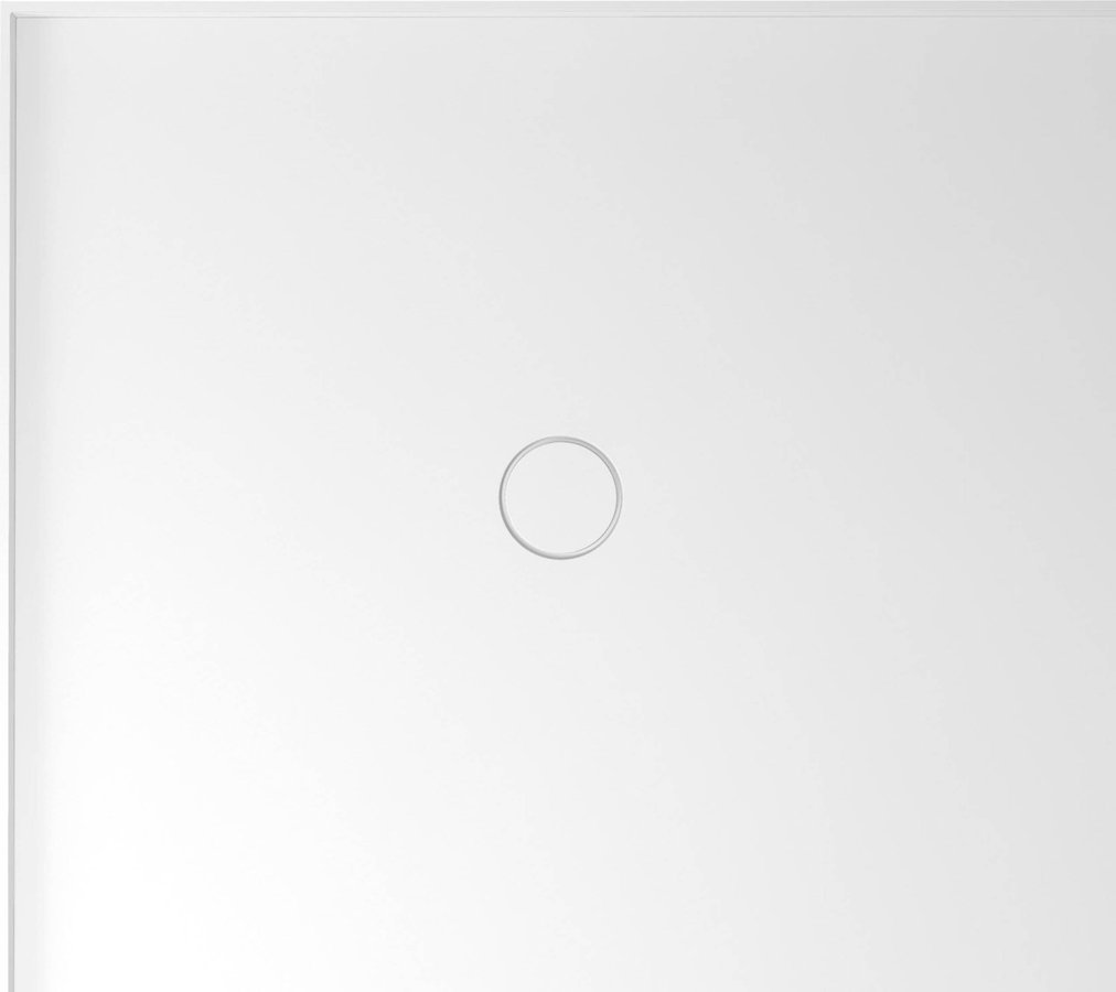 Polysan Mirai rechthoekige douchebak 2 randen links 100x90cm wit