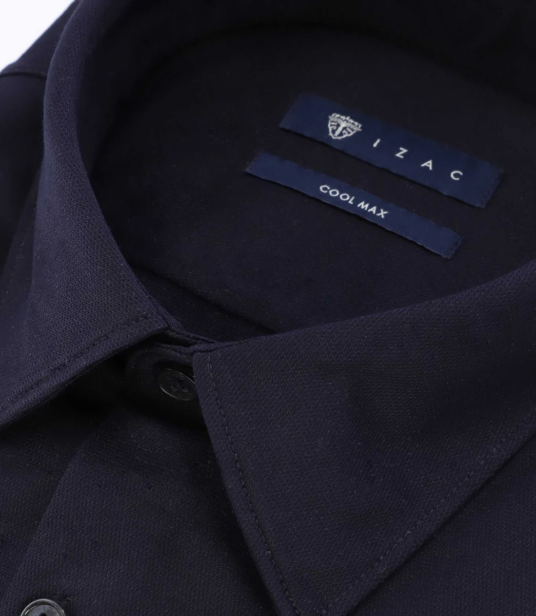 Chemise coupe slim marine