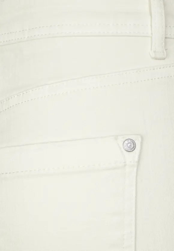 Casual Fit Culotte Jeans - soft ecru washed