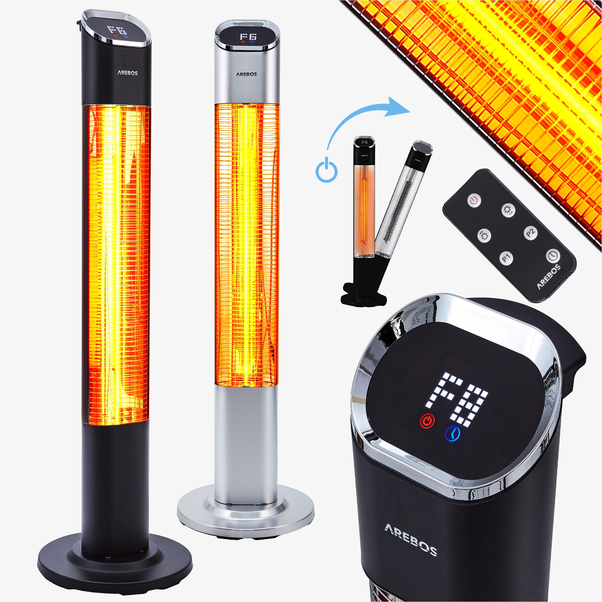 Terrassenheizstrahler Premium 2000W
