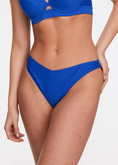 Bikini broekje met v-shape blauw (BLW.K)