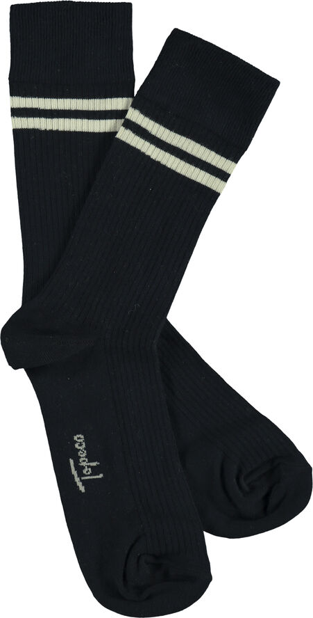 Topeco Topeco sock, cotton 590 navy blue