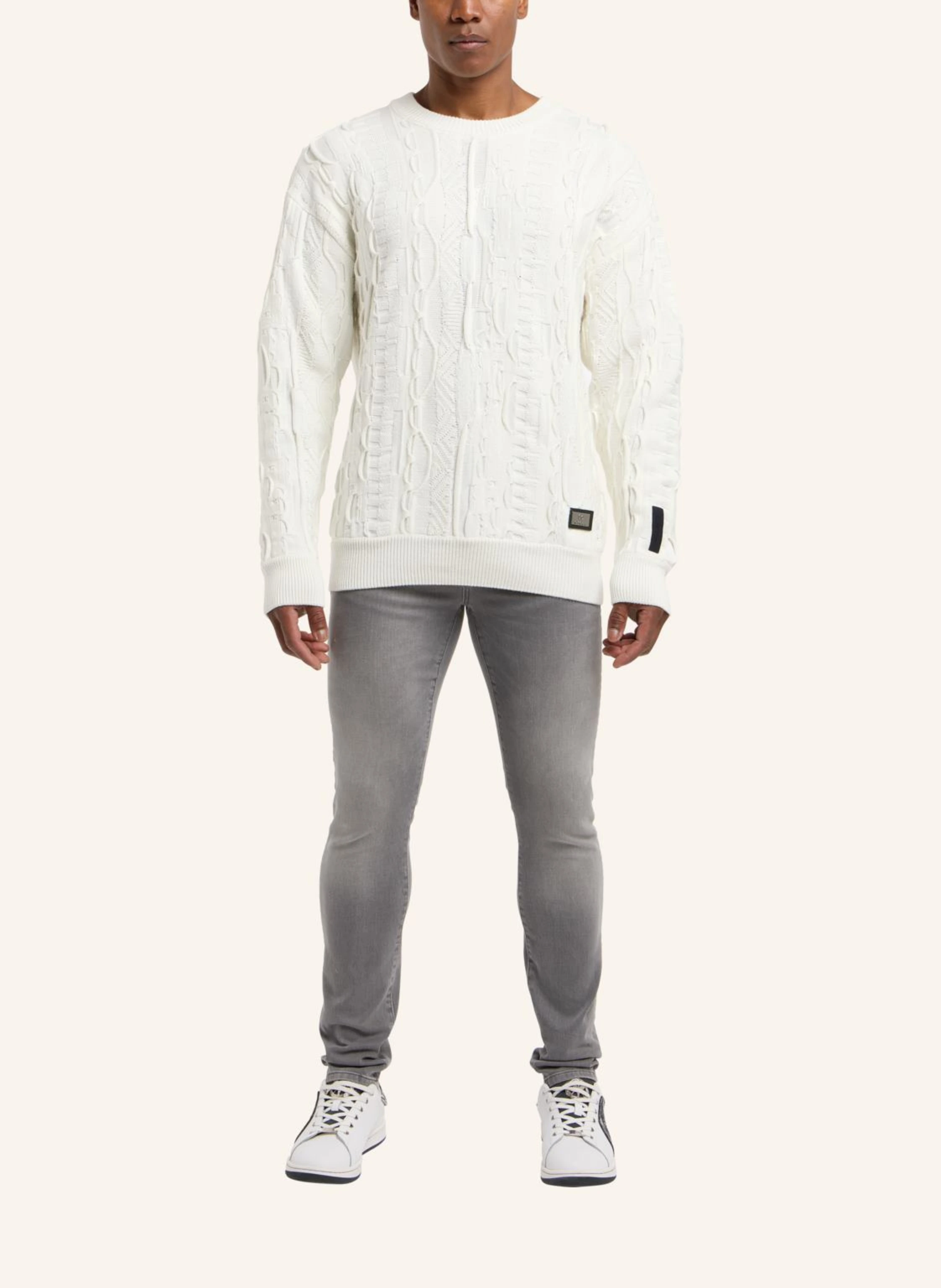 CARLO COLUCCI Strickpullover mit Stickerei DIMA