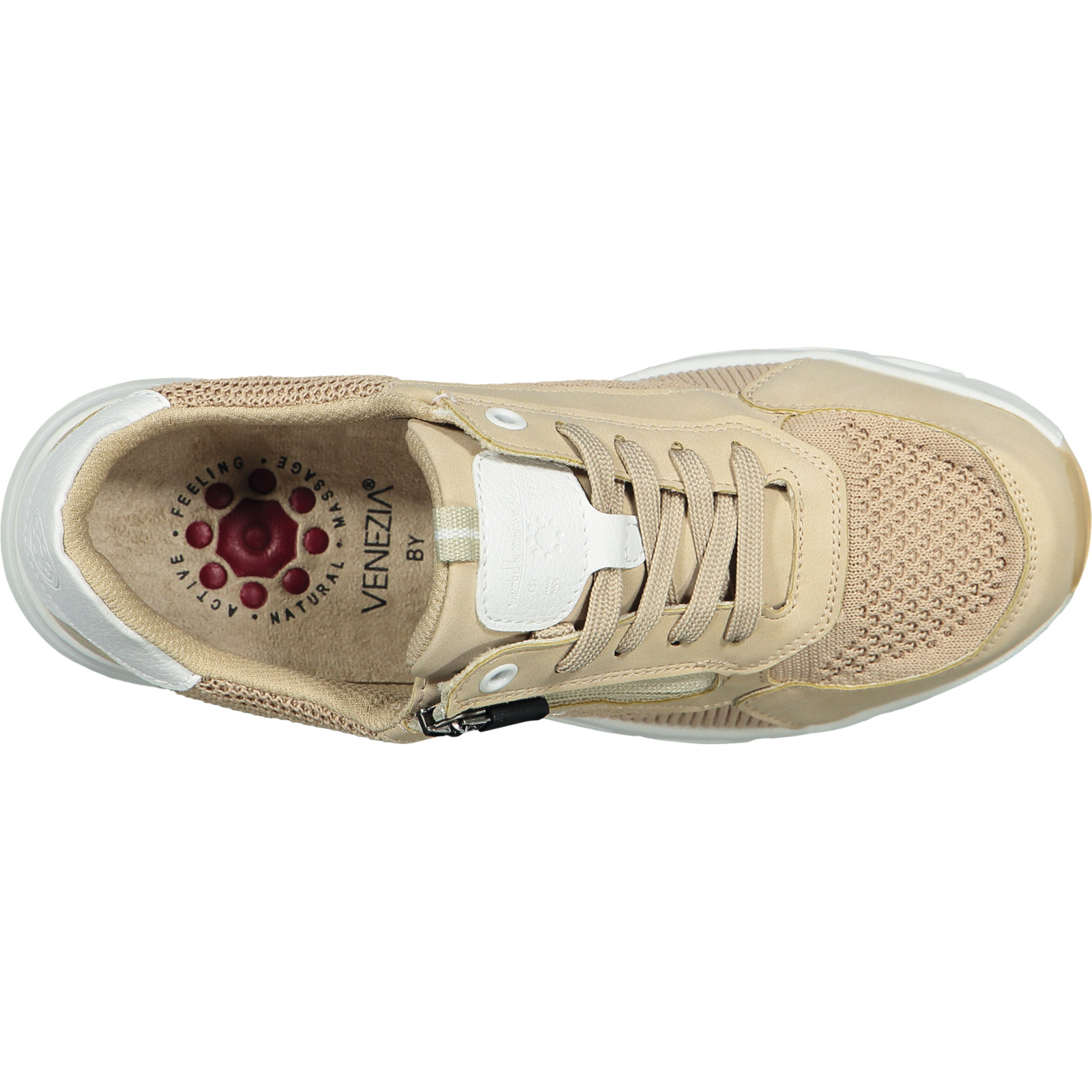 Relife Damen-Sneaker Mila beige, 37