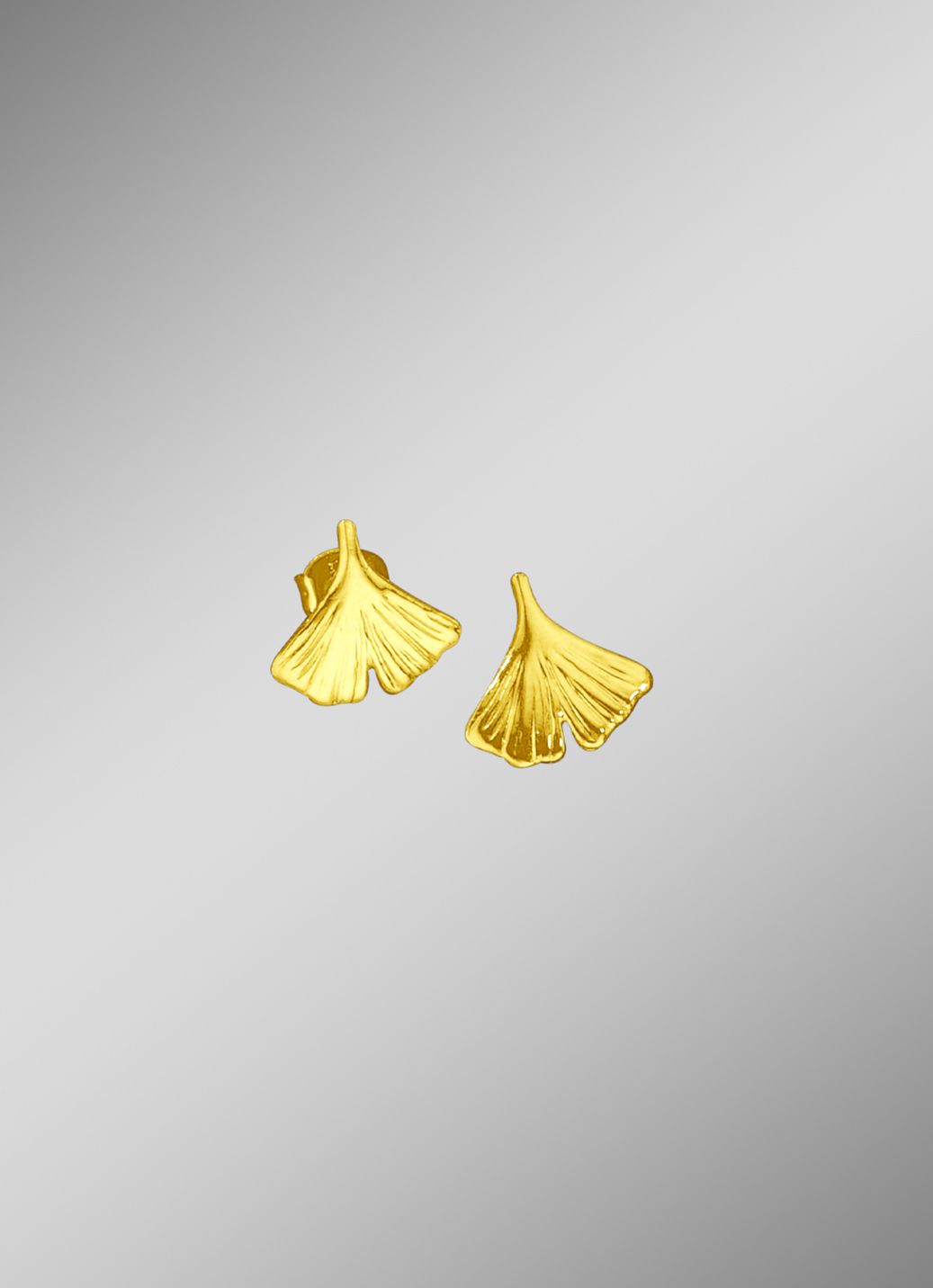 Ohrstecker Ginkgoblatt