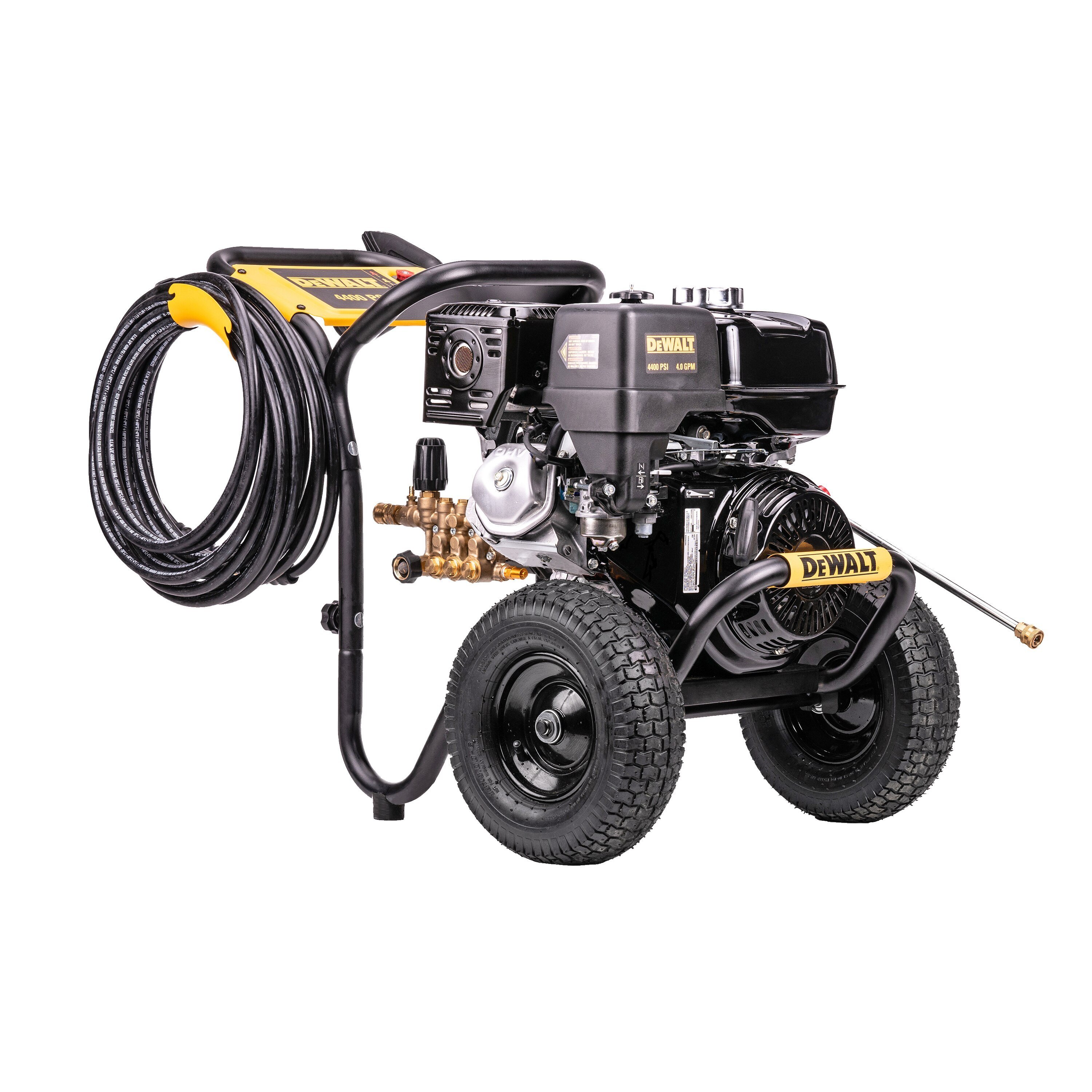 DEWALT DXPW4440 4400 PSI AT 4.0 GPM COLD WATER GAS PRESSURE WASHER POWERED BY HONDA WITH AAA TRIPLEX PUMP