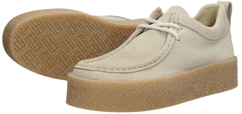 Tommy Hilfiger Tommy Jeans Suede Shoe gebroken wit