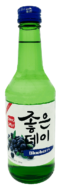 Good Day Soju Blauwe Bessen 13,5% Alcohol 350ml