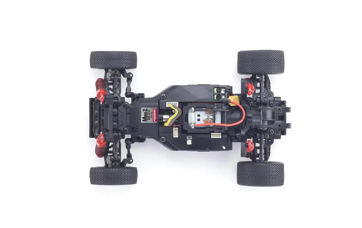 Buggy Mini-Z Inferno MP9 TKI13 4WD Gelb / Blau, ARTR, 1:27<br>Vollwertiger Performance Buggy im Mini-Z Format als Readyset