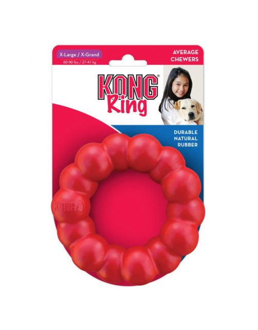 Kong Ring - Hondenspeelgoed - Rood Medium\/Large