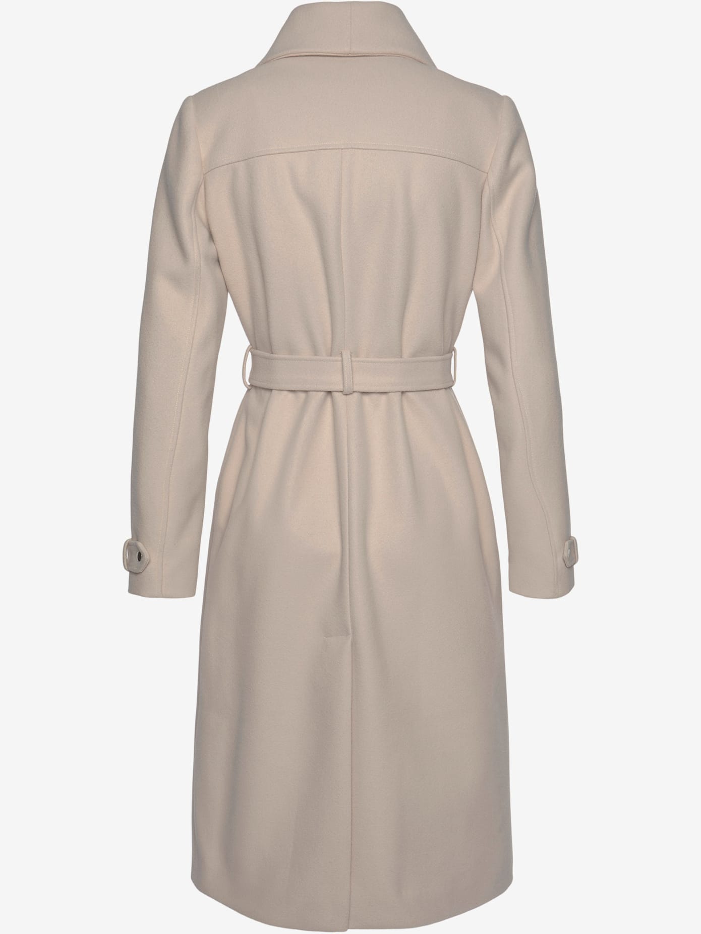 Manteau longueur genou, col à revers