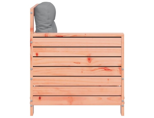 VIDAXL - Canapé de jardin accoudoir avec coussin bois massif douglas