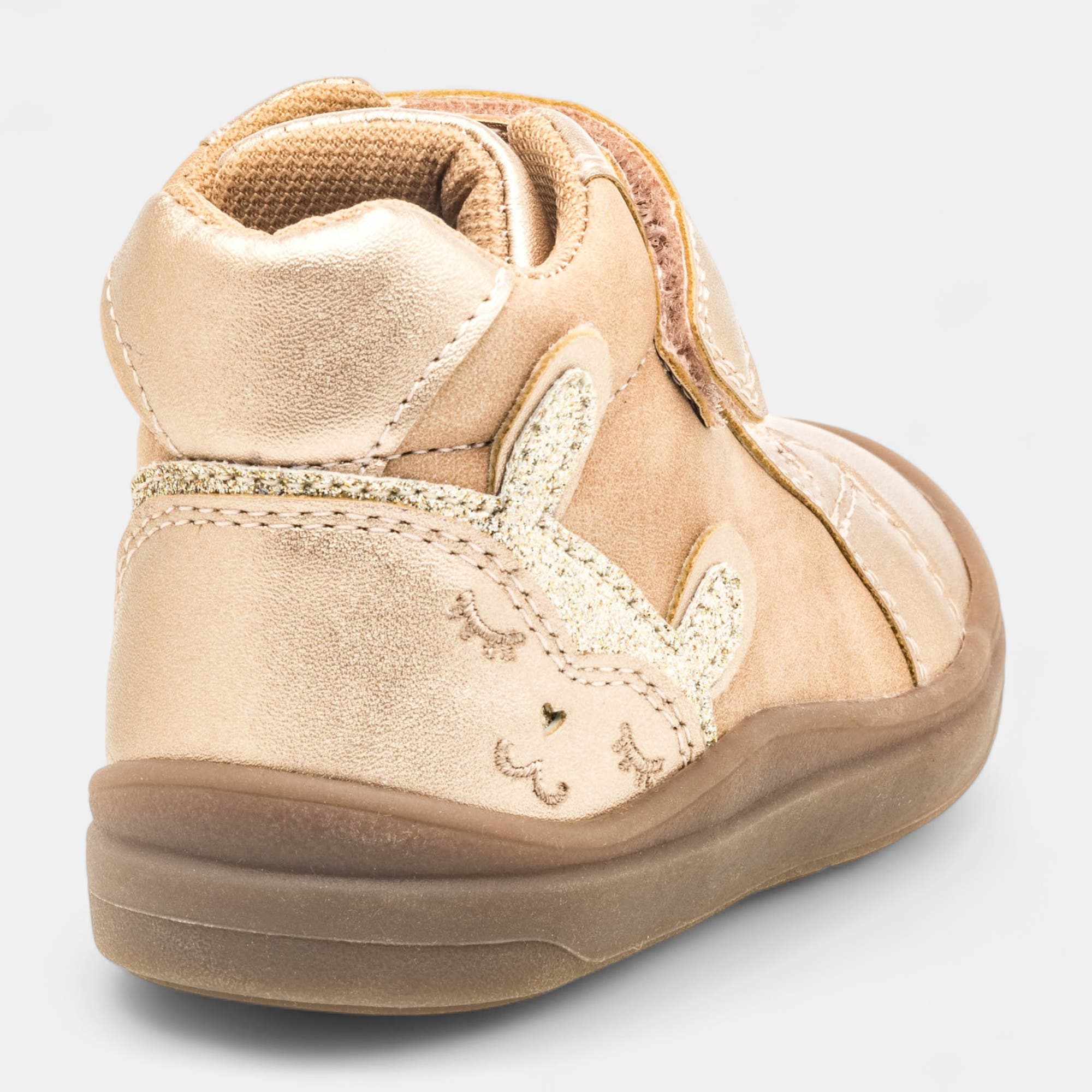 Baskets hautes Bébé fille rose
