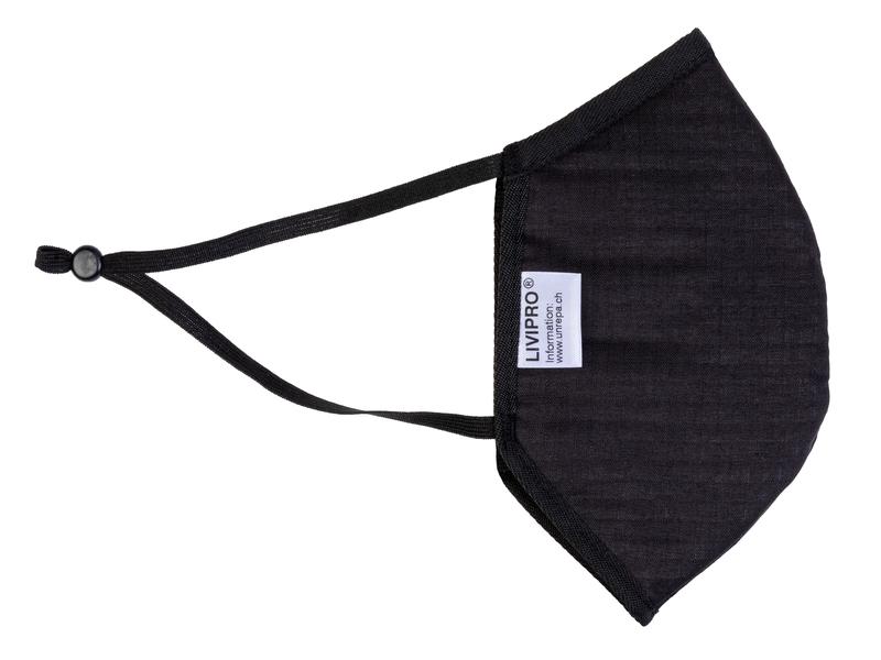 UNREPA Community Stoffmaske LIVIPRO Evolution Gr. S, Schwar Community Stoffmaske LIVIPRO Evolution, waschbar