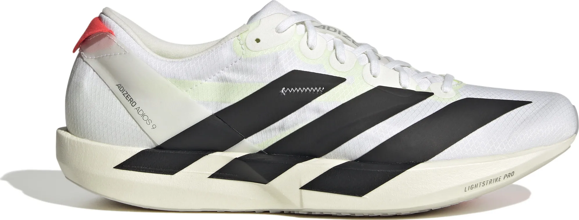 Adidas Men's Adizero Adios 9 Cloud White/Core Black/Lucid Red