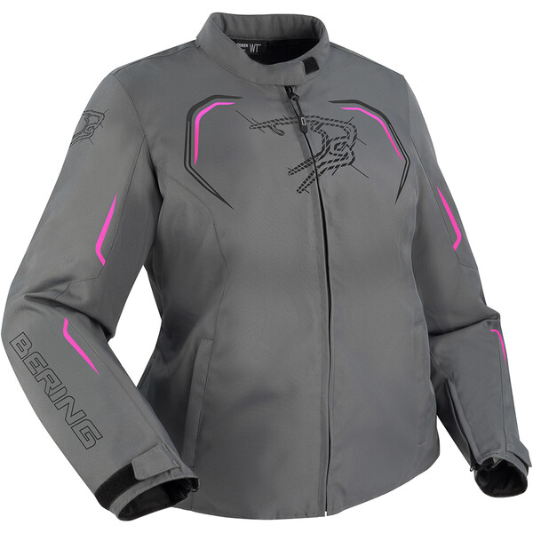 Bering - Blouson Femme Lady Dundy Queen Size - Grandes tailles Gris / Fuchsia