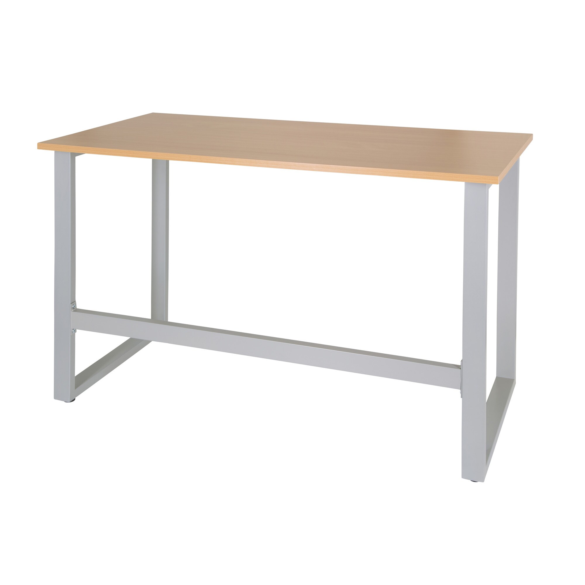 Schreibtisch WORKSPACE LIGHT I Melaminharzbeschichtete Spanplatte, Gestell pulverbeschichteter Stahl hjh OFFICE