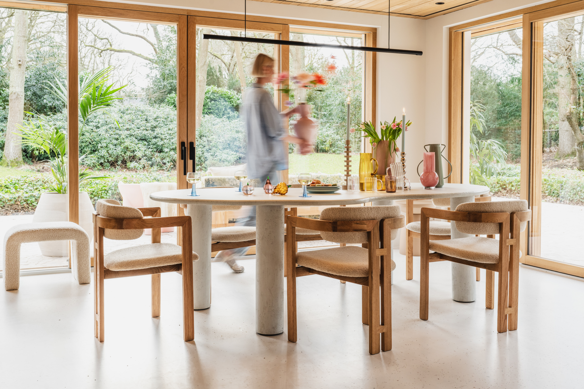 Bogard eettafel Cloud | Skyblue 280 cm