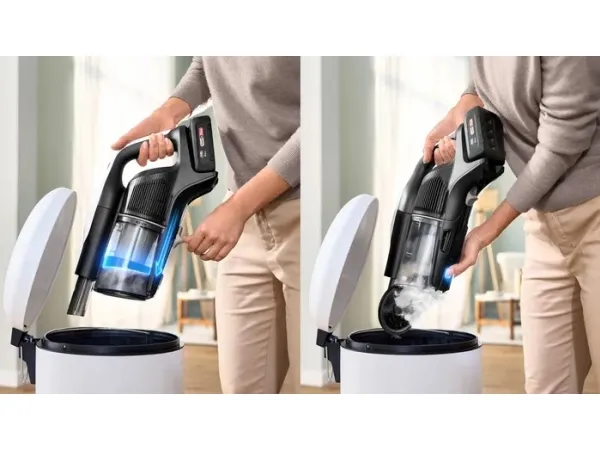 Bosch BCS1041WAC, Stick vakuum, Poseløs, Sort, Hvid, 0,4 L, Dry, HEPA