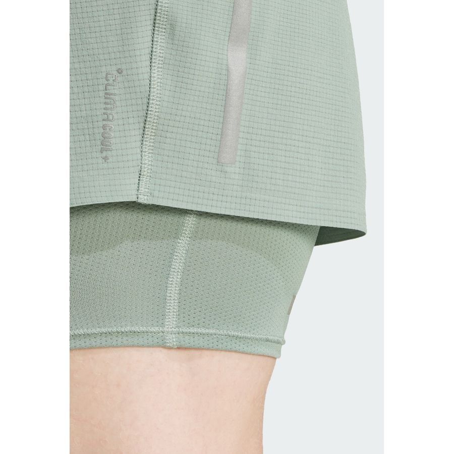 Adidas Short de running réfléchissant 2 en 1 Ultimate