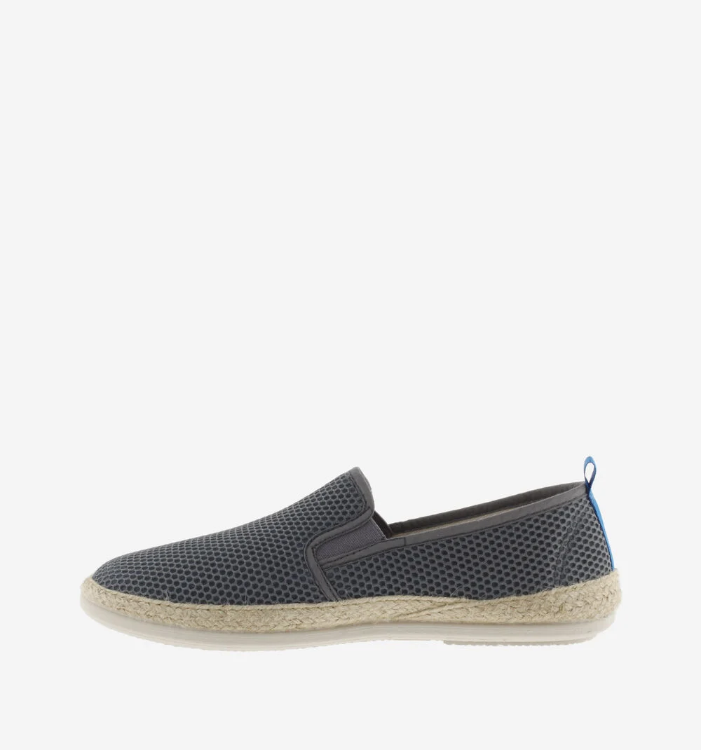 ANDRÉ ÉLASTIQUES MESH Espadrilles en mesh pour homme GRIS