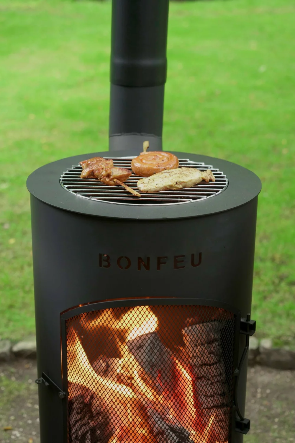 BonFeu 3501 Tuinhaard BonTino - Zwart - 164cm - 35cm