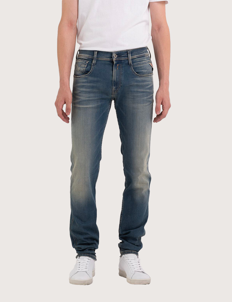 REPLAY JEAN HOMME SLIM ANBASS BLEU MEDIUM 523
