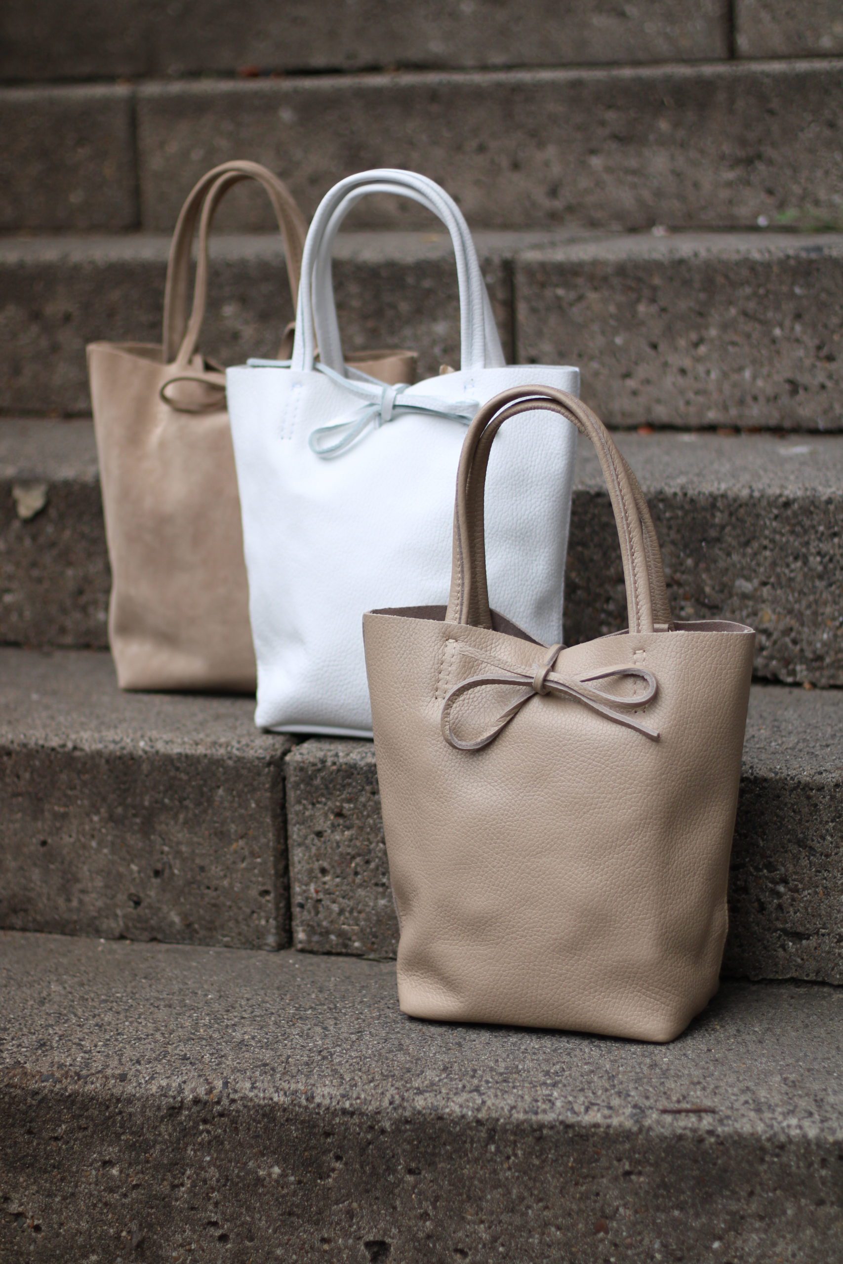Mini Shopper - Suede Beige