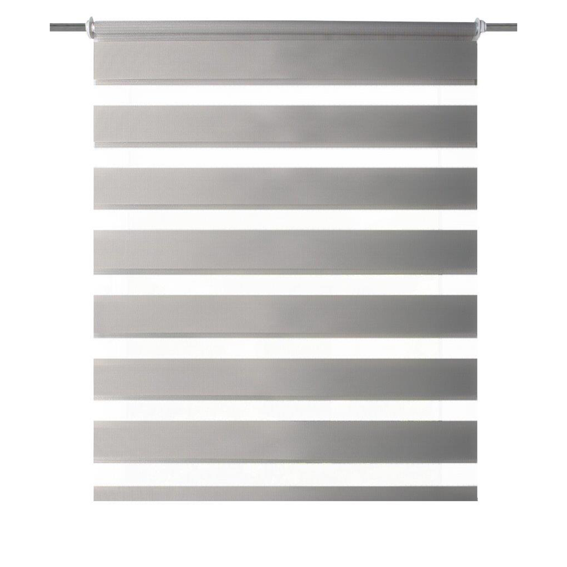 Kettenzugrollo ZEBRA - grau - 40x150 cm