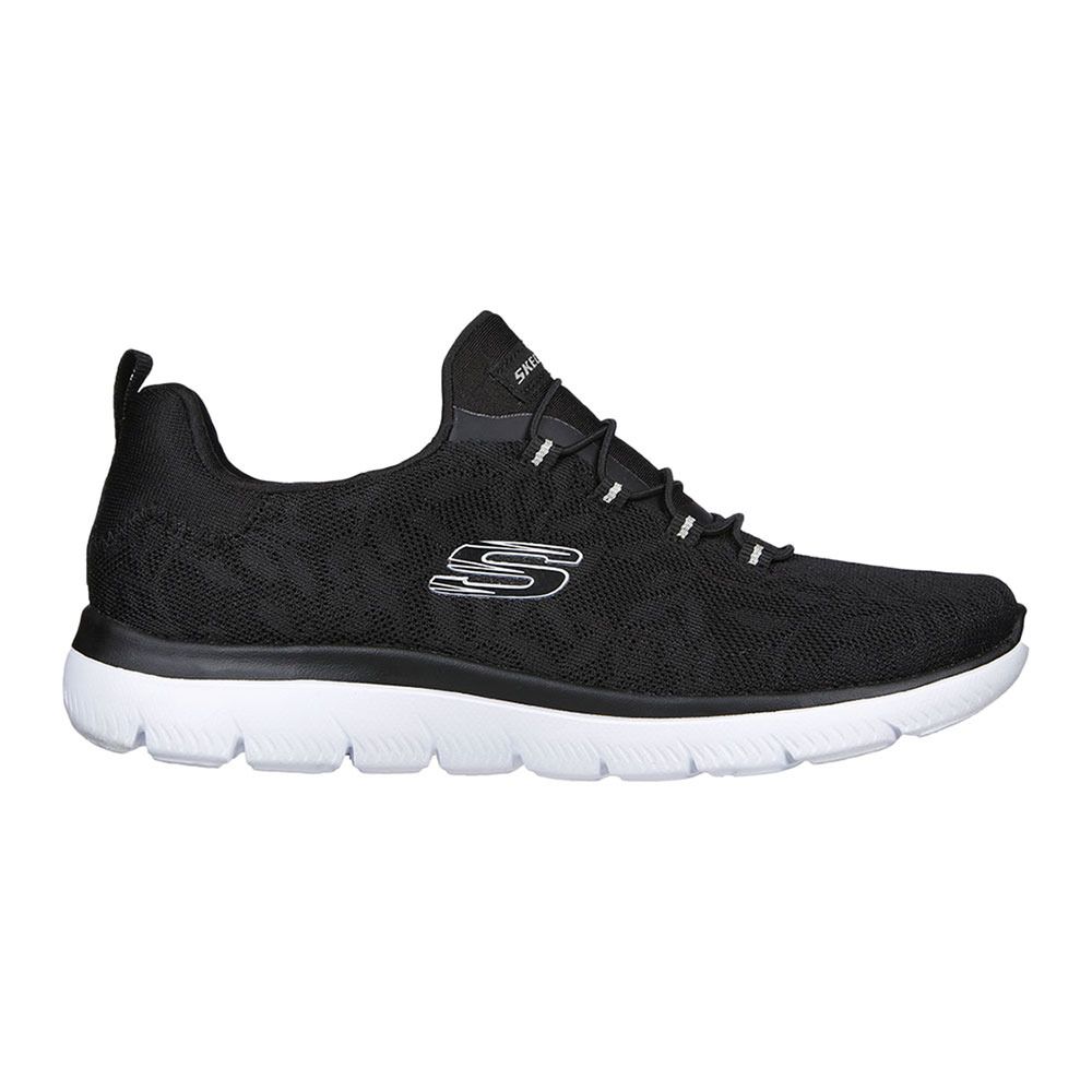 Skechers SUMMITS GOOD TASTE - Chaussures training Femme noir/blanc