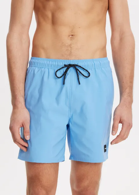 Zwembroek met logo blauw (BLW.FR)