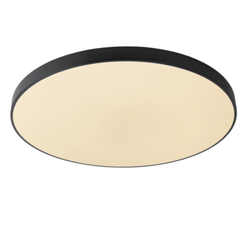 Lucide UNAR plafonnière Ø 80 cm LED dimb. 2700K 3 StepDim Zwart