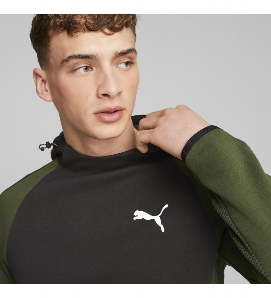 Moletom Puma Evostripe verde escuro