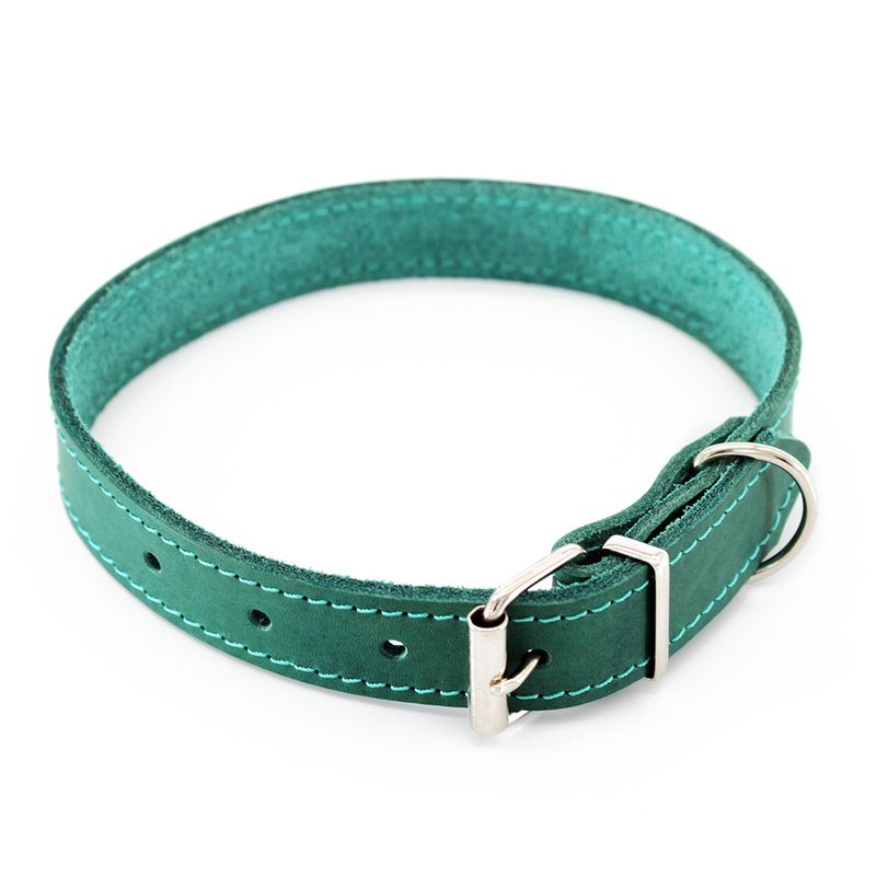 Collier Heim avec broderie, bleu pétrole